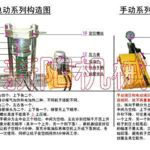 手动液压式多功能香油机